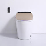 Modern Smart One-Piece 1.27 GPF Floor Mounted Elongated Toilet and Bidet with Seat