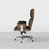 Modern Black Home Office Chair Upholstered Swivel Task Office Chair Height