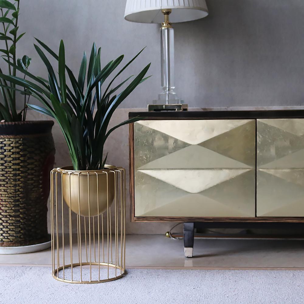 Flower Stand Gold Plant Stand for Indoors Modern Flower Stand in Large