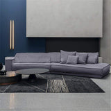 Modern Dark Gray Living Room Sectional Sofas-Furniture,Living Room Furniture,Sectionals