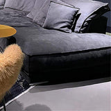 Modern Dark Gray Living Room Sectional Sofas-Furniture,Living Room Furniture,Sectionals