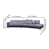 Modern Dark Gray Living Room Sectional Sofas-Furniture,Living Room Furniture,Sectionals