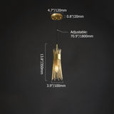 Modern 1-Light Wheat-Straw Pendant Light with Adjustable Cable in Brass