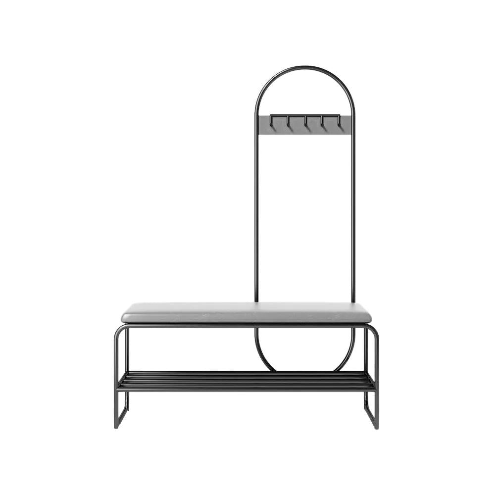 39.4" Mudroom Storage Coat Rack with Bench