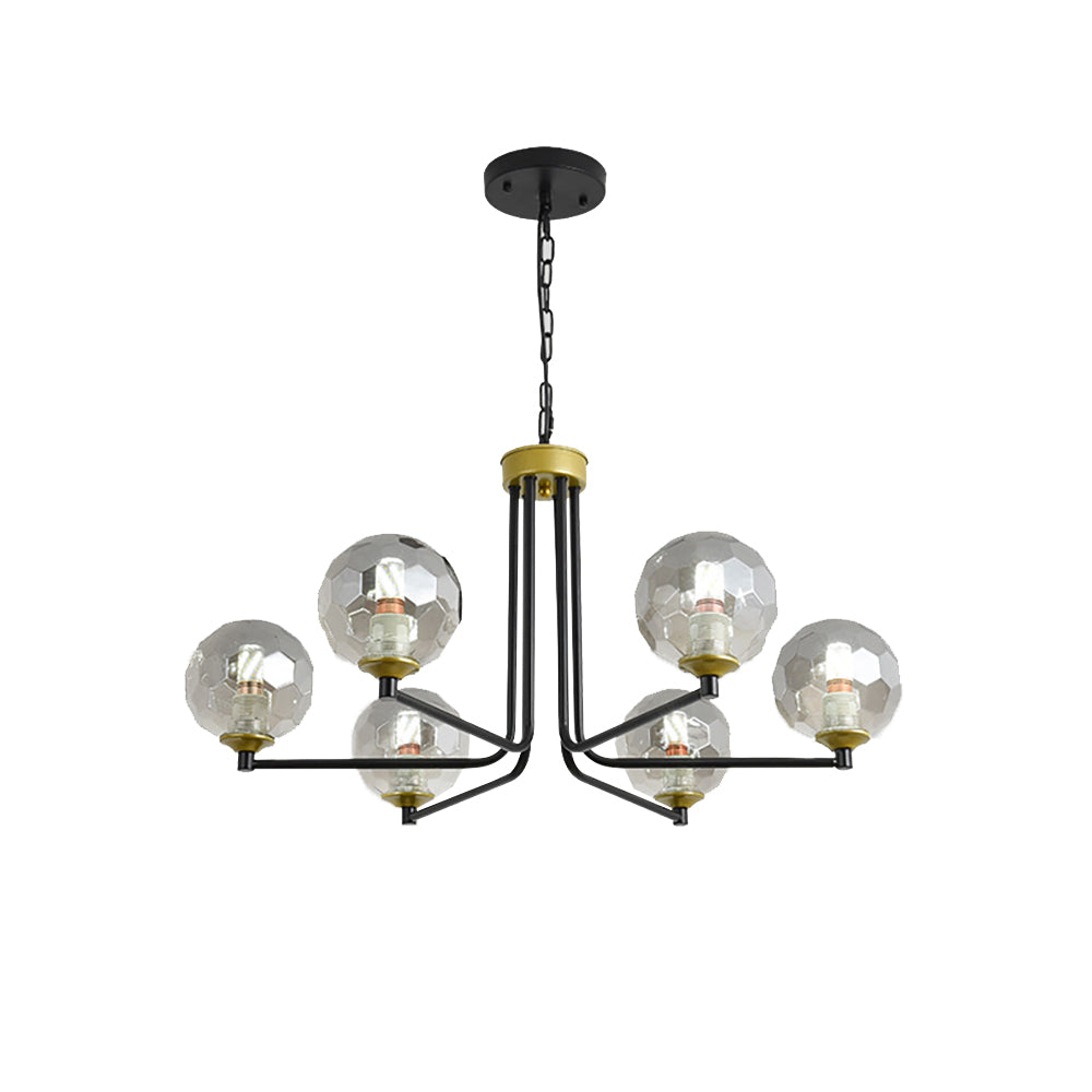 Modern Linear Shaded Postmodern 6/8/10-Light Chandelier 40W Warm White Lighting