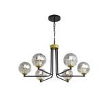 Modern Linear Shaded Postmodern 6/8/10-Light Chandelier 40W Warm White Lighting