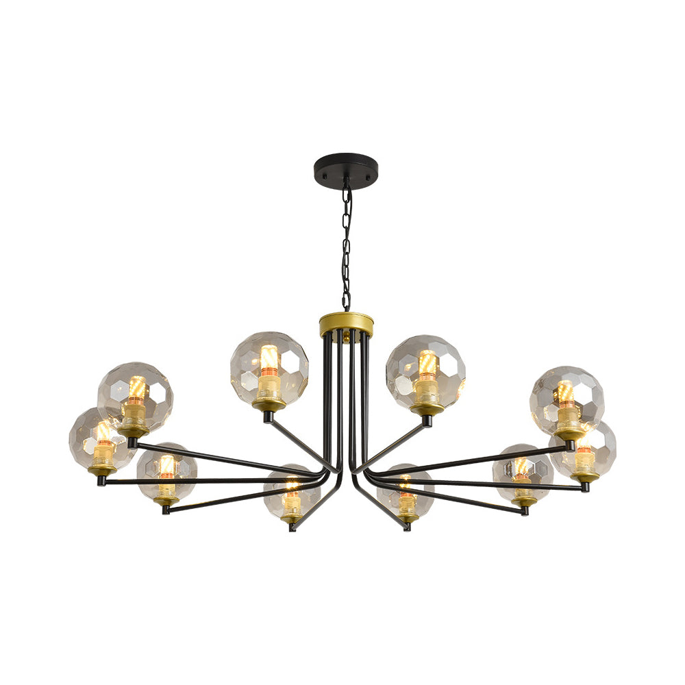 Modern Linear Shaded Postmodern 6/8/10-Light Chandelier 40W Warm White Lighting