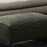 43" Modern Green Leath-Aire Ottoman Footstool-Richsoul-Furniture,Living Room Furniture,Ottomans & Benches