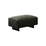 43" Modern Green Leath-Aire Ottoman Footstool-Richsoul-Furniture,Living Room Furniture,Ottomans & Benches