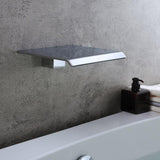 Moda Modern Wall Mount Chrome Waterfall Bathroom Spout Stainless Steel