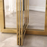 Nordic Round Marble-top End Table Side Table in White & Gold-Richsoul-End & Side Tables,Furniture,Living Room Furniture