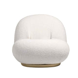 Off-White Lamb Wool Floor Sofa Lounge Chair Soft Cushion Single Sleeper-Richsoul-Chairs & Recliners,Furniture,Living Room Furniture