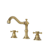 Chester Traditional Double Handle Bathroom Widespread Sink Faucet Victorian Spout