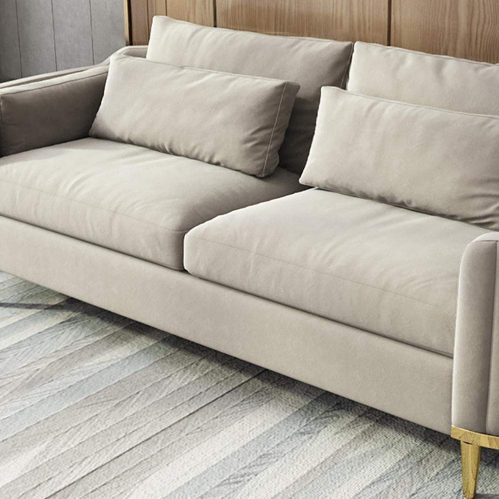 Modern Living Room Sets Green Velvet Upholstered Chair & Loveseat & Sofa 3 Pieces-Richsoul-Furniture,Living Room Furniture,Living Room Sets