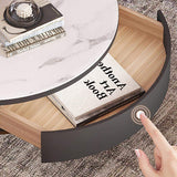 Stone Top TV Stand & Coffee Table Set with 3 Drawers and 2 Doors-Richsoul-Furniture,Living Room Furniture,Living Room Sets