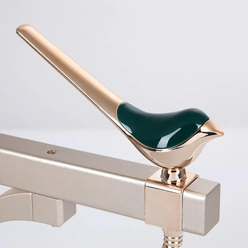 Modern Double-Sided Wall Clock Green Minimalist Hanging Clock