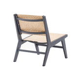 5Pcs Rustic Rattan Aluminum Outdoor Patio Lounge Chair Set Round Coffee Table & Stool