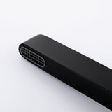 Modern Black Single Hole Bathroom Sink Faucet Intelligence Temperature Digital Display