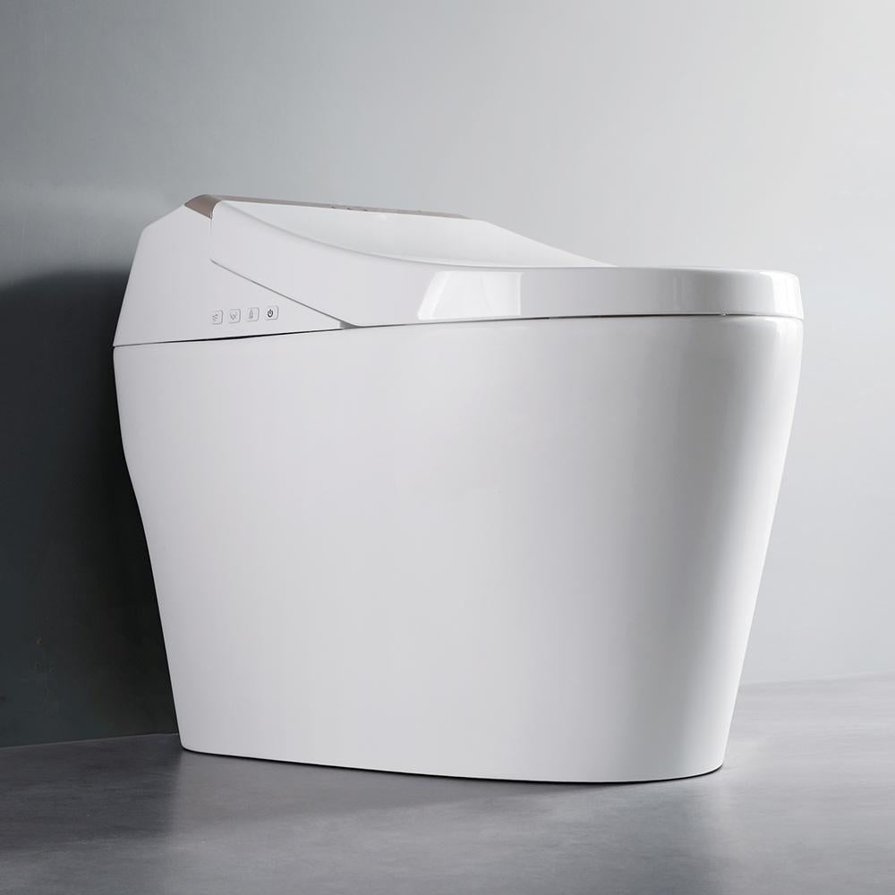One-Piece Elongated Smart Toilet Floor Mounted Automatic Toilet Self-Clean