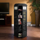 Phone Booth-Shaped Retro Kid's Bookcase England Style
