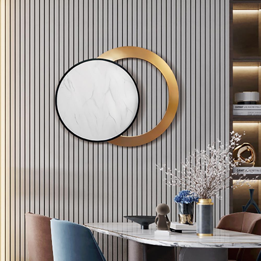 Modern Geometric Circles Simple Wall Decor Metal Home Art