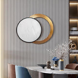 Modern Geometric Circles Simple Wall Decor Metal Home Art