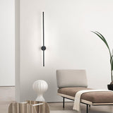 Black Long Strip Wall Light Linear LED Wall Sconce