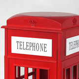 Phone Booth-Shaped Retro Kid's Bookcase England Style