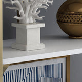 Modern Corner Shelf with Metal Frame