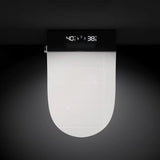 Elongated One-Piece Wall Mounted Automatic Toilet with In-Wall Tank & Carrier System
