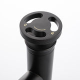 Ruth Industrial Pipe 1-Hole Pull Out Bathroom Sink Faucet Matte Black 1-Handles Solid Brass