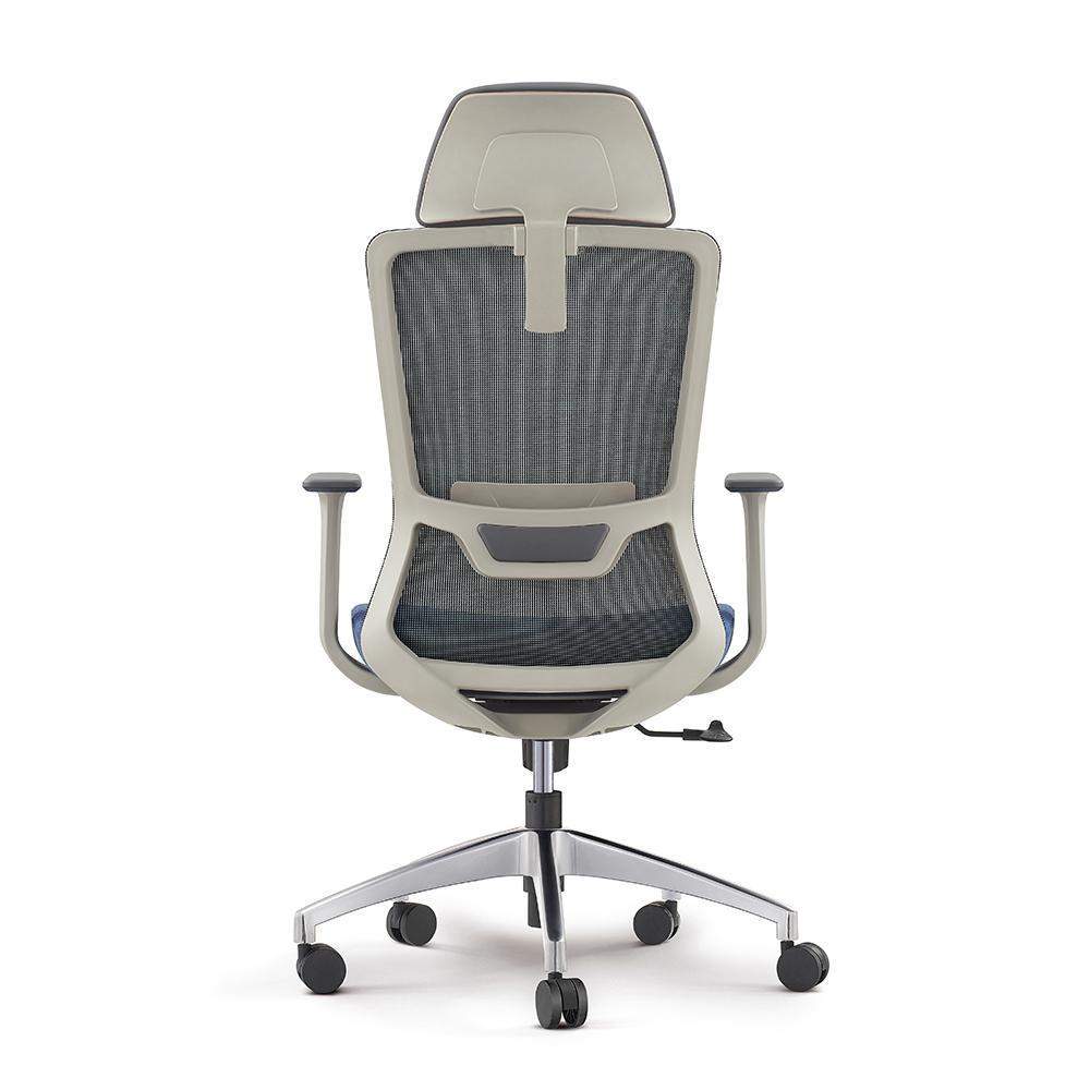 Modern Blue Mesh Office Chair with Swivel & Adjustable Height Back-Furniture,Office Chairs,Office Furniture