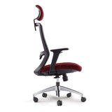 Modern Blue Mesh Office Chair with Swivel & Adjustable Height Back-Furniture,Office Chairs,Office Furniture
