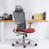 Modern Blue Mesh Office Chair with Swivel & Adjustable Height Back-Furniture,Office Chairs,Office Furniture