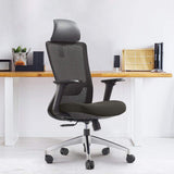 Modern Blue Mesh Office Chair with Swivel & Adjustable Height Back-Furniture,Office Chairs,Office Furniture