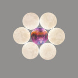 Modern Linear LED 7-Light 3D PLA Lampshade Pendant Light