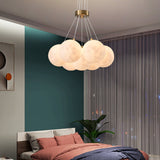 Modern Linear LED 7-Light 3D PLA Lampshade Pendant Light