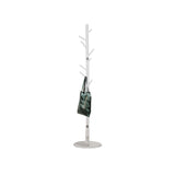Minimalist Clear Tree Coat Rack Stand Entryway Coat Hanger Stand with 8 Hooks