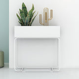 Scandinavian Freestanding Metal Lipped Plant Stand