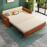 Velvet Full Sleeper Sofa Upholstered Convertible Modern Sofa with Storage