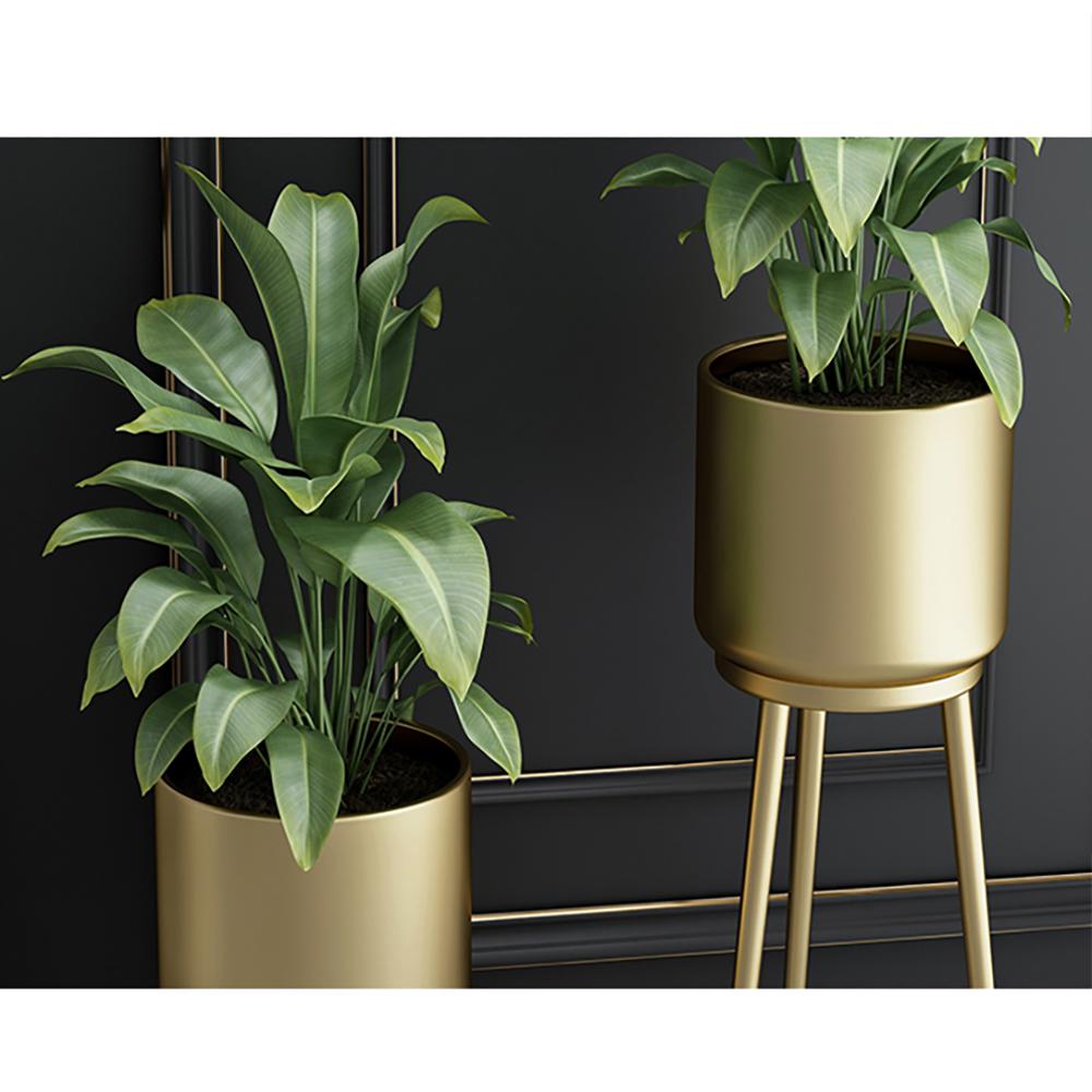 Nordic Metal Tripod Plant Stand Removable Planter Pot Set of 2
