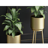 Nordic Metal Tripod Plant Stand Removable Planter Pot Set of 2