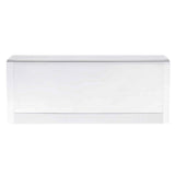 42.1" Modern Minimalist Acrylic Clear  Backless Entryway Bench