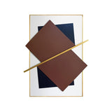 Modern Light Luxury Geometric Abstract Patterns Hanging Metal Wall Decor