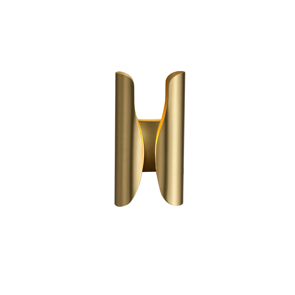 Modern Brass Wall Sconce 2-Light Decorative Wall Lighting Bulbs Included