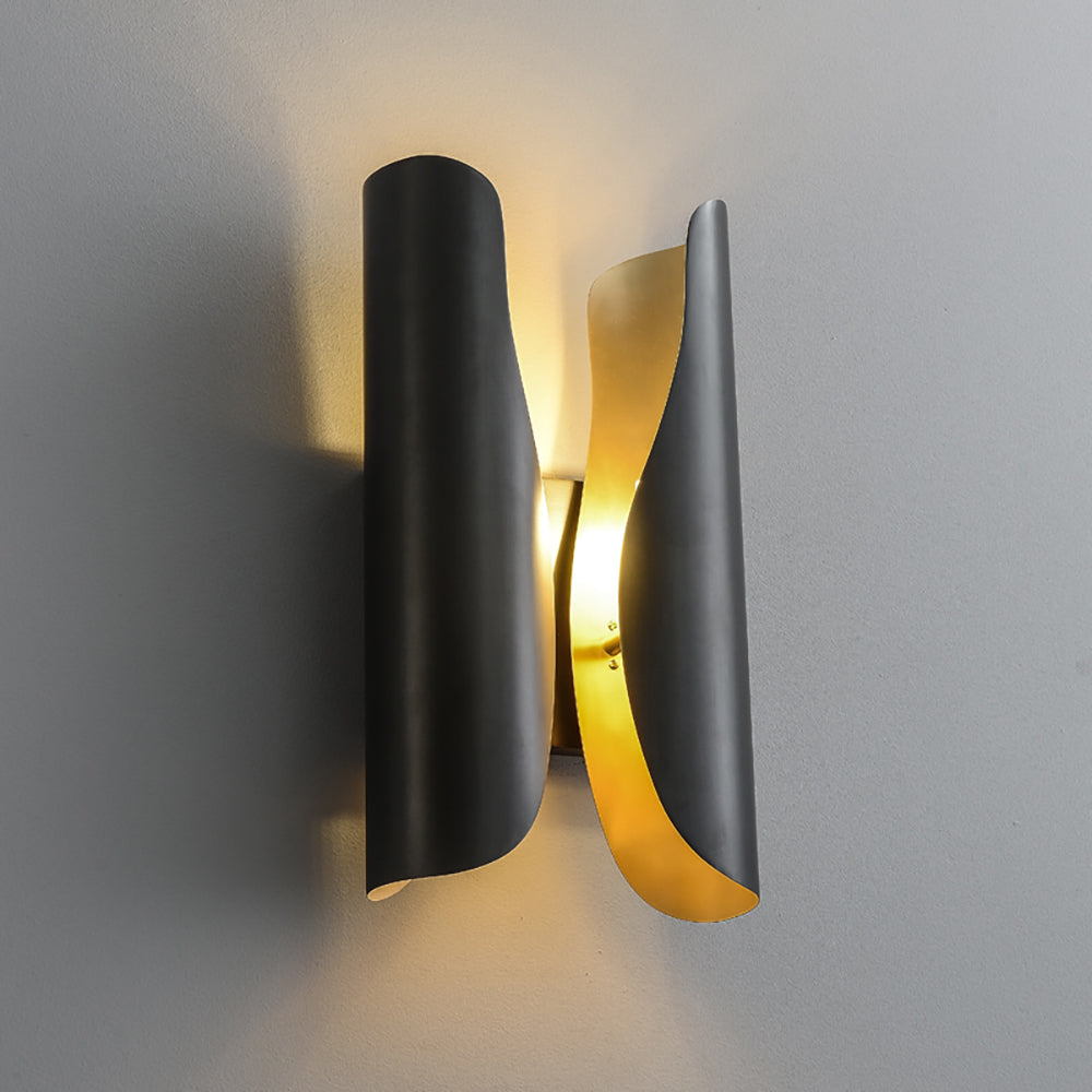 Modern Brass Wall Sconce 2-Light Decorative Wall Lighting Bulbs Included