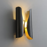Modern Brass Wall Sconce 2-Light Decorative Wall Lighting Bulbs Included