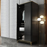 78.7" Modern Light Luxurious Style Wardrobe with Multi-storage in White