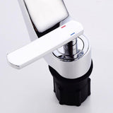 Modern Creative Bathroom Sink Faucet Single Handle One-Hole Sink Faucet Brass