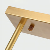 White Globe Shade 12-Light Linear Island Light in Gold